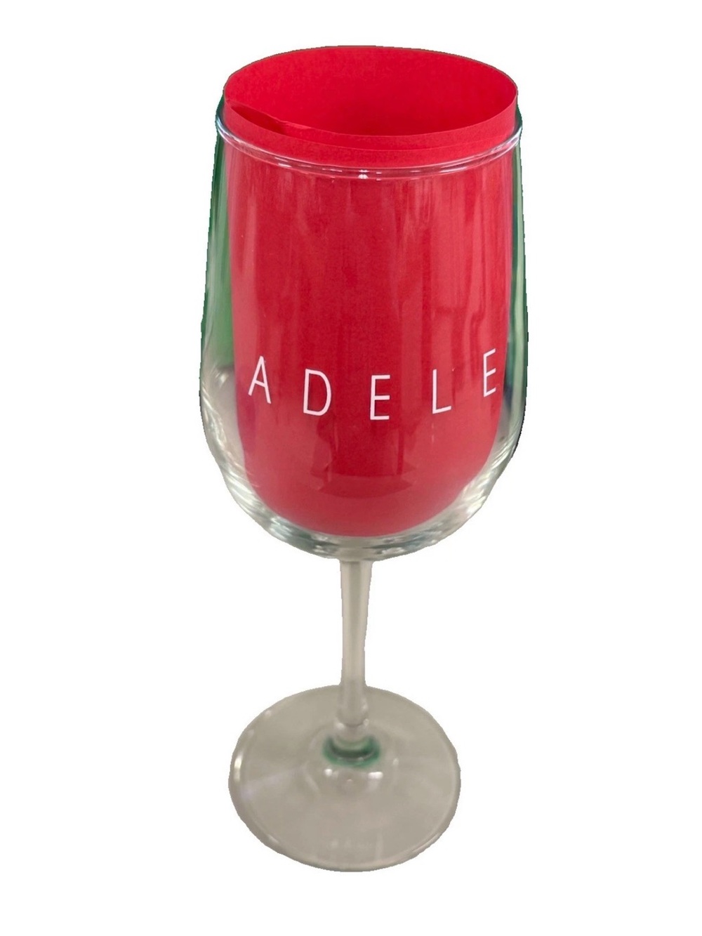 RARE Weekends with Adele Las Vegas Souvenir Wine Glass Hard To Find
